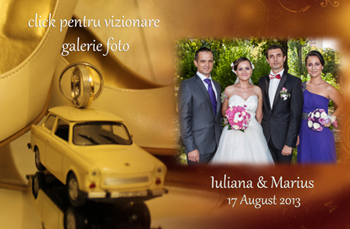 wedding photo gallery Iuliana si Marius